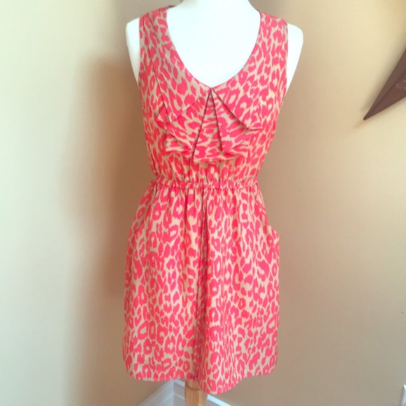 BeBop Dresses & Skirts - Coral Cheetah Dress